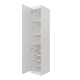 Guarda Roupa Modulado 1 Porta Americana Esquerda com 6 Prateleiras Hera CabeCasa MadeiraMadeira - 8