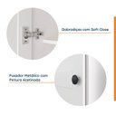 Ver imagem 5 de Guarda Roupa Modulado 1 Porta Americana Esquerda com 6 Prateleiras Hera CabeCasa MadeiraOriginals