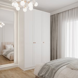 Guarda Roupas Modulado 3 Portas Americanas Hera Cabecasa Madeiramadeira