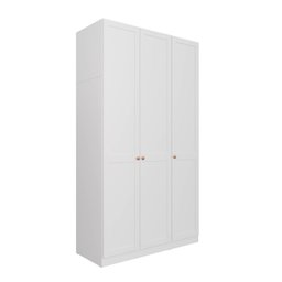 Guarda Roupas Modulado 3 Portas Americanas Hera CabeCasa MadeiraMadeira - 8