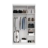 Guarda Roupas Modulado 3 Portas Americanas Hera CabeCasa MadeiraOriginals - 15