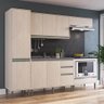 Cozinha Modulada Moderna 100% MDF Carvalho Berlim - 1