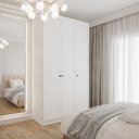 Ver imagem 1 de Guarda Roupas Modulado 3 Portas Americanas Hera CabeCasa MadeiraOriginals