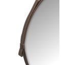 Ver imagem 4 de Espelho Redondo Decorativo 40cm Suspenso com Alça de Couro