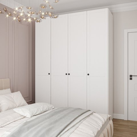 Guarda Roupa Modulado 4 Portas Americanas Hera Cabecasa Madeiramadeira