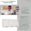 Ver imagem 6 de Armário Aéreo de Cozinha 3 Portas Bella Branco