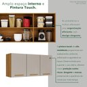 Ver imagem 6 de Armário Aéreo de Cozinha 3 Portas Bella Branco/Cinamomo/Off White