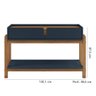 Conjunto Aparador e Buffet 170cm Lizz 04 Portas e 02 Gavetas Azul Cobalto Cedro Casa D - 2