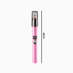 Caneta Depiladora Aparadora Facial Elétrico Portátil - Rosa - 5
