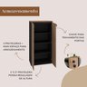Armário Alto para Escritório com Chave 2 Portas - 13