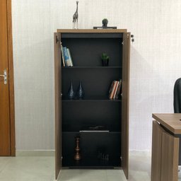 Armário Alto para Escritório com Chave 2 Portas - 9