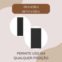 Armário Alto para Escritório com Chave 2 Portas - 10