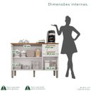Ver imagem 5 de Balcão para Cozinha 3 Portas 2 Gavetas Bella Branco