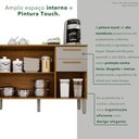 Ver mais imagens de Balcão para Cozinha 3 Portas 2 Gavetas Bella Branco/Cinamomo/Off White
