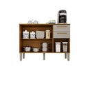Ver imagem 4 de Balcão para Cozinha 3 Portas 2 Gavetas Bella Branco/Cinamomo/Off White