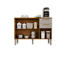 Ver imagem 4 de Balcão para Cozinha 3 Portas 2 Gavetas Bella Branco/Cinamomo/Off White