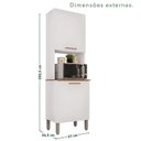 Ver imagem 3 de Paneleiro Torre Quente 2 Portas Bella Branco