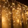 Cascata de Natal 400 Led 9,5mts Branco Quente Fio Branco 110v - 3