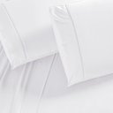 Ver imagem 3 de Jogo de Cama Lençol Casal 4 Pçs 400 Fios Ponto Palito Hotel