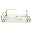 Ver imagem 1 de BANDEJA HARA GRETHA 22,5 X 22,5 CM:Dourado