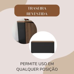 Balcão para Escritório 4 Portas com Chaves - 11