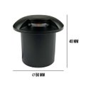 Ver imagem 7 de Balizador de Piso Led Redondo Embutir Hevelius 1w 3000k Branco Quente Bivolt Preto