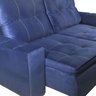 Sofá Retrátil e Reclinável Bom Pastor Net 3 Lugares 2,30m - Azul Veludo Bp - 5