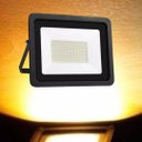 Ver imagem 2 de Refletor 200w Led Smd Slim Mini Holofote Branco Quente 3000k Ip67 Bivolt