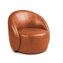 Ver imagem 2 de Poltrona Decorativa Orgânica Lua Sintético Pu Nozes D03 - D’Rossi