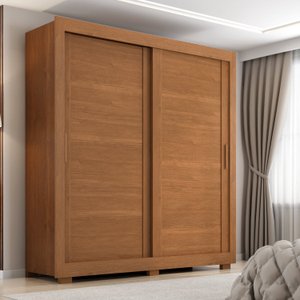 Guarda-roupa Casal 2 Portas 4 Gavetas Titanium