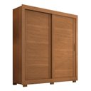 Ver imagem 3 de Guarda Roupa Casal Titanium 2 Portas de Correr 4 Gavetas Marrom/Cinamomo