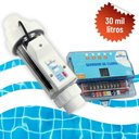 Ver imagem 1 de Gerador de Cloro a Base de Sal para Tratamento de Piscina até 30 Mil Litros - Brustec