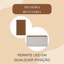 Balcão para Escritório 4 Portas com Chaves - 15