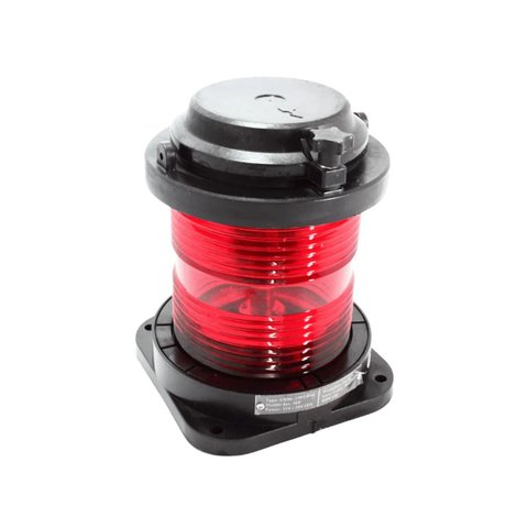 Luminária Navegação 12m - 50m CXH6-21P Vermelha Ângulo 360º