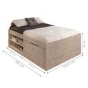 Ver imagem 3 de Cama de Casal Box Sapateira Moal Amarula