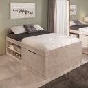 Ver imagem 2 de Cama de Casal Box Sapateira Moal Amarula