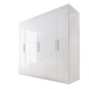 Ver imagem 3 de Guarda-Roupa MDF Fenix 06 Portas de Bater 06 Gavetas Branco