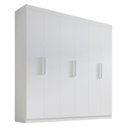 Ver imagem 2 de Guarda-Roupa MDF Fenix 06 Portas de Bater 06 Gavetas Branco