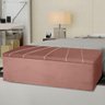 Calçadeira Baú Berlim Queen 160Cm Suede Rose - 1