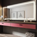 Ver imagem 2 de Espelho Camarim 200x100cm Retro Iluminado Led