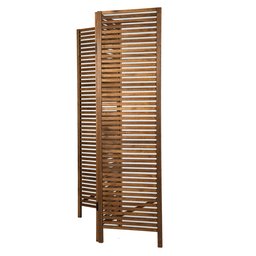 Biombo Decorativo Oliver 3 Folhas em Madeira Maciça Espresso Móveis - 8