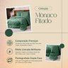 Kit Edredom Mônaco Fitado Percal Soft 300 Fios com Fronhas Queen 03 Peças - Dupla Face Listrado Acet - 7