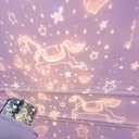 Ver imagem 2 de Projetor Magico Luminaria 360 Rotação Ceu Estrelado Mar Sonho Crianças Noite Luz Relaxante