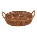 Ver imagem 5 de Jogo 3 Peças Decorativa Organizadora Cesta Plástico Natural