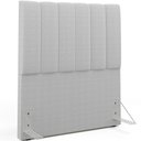 Ver imagem 2 de Cabeceira Cama Box Solteiro 100 cm Dália W01 Bouclê Cinza - Lyam Decor