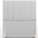 Ver imagem 5 de Cabeceira Cama Box Solteiro 100 cm Dália W01 Bouclê Cinza - Lyam Decor