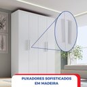 Ver imagem 6 de Guarda-roupa Solteiro MDF Fenix 04 Portas 03 Gavetas