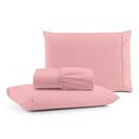 Ver imagem 1 de Jogo de Cama Lençol Egipicio King 3 Peças Micropercal 600 Fios Rosê Casa Show Enxovais