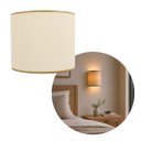 Ver imagem 1 de Arandela de Parede Apollo Tela Natural 3320 Madelustre 29cm E27 Bivolt Decorativa ST3341