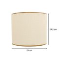 Ver imagem 3 de Arandela de Parede Apollo Tela Natural 3320 Madelustre 29cm E27 Bivolt Decorativa ST3341